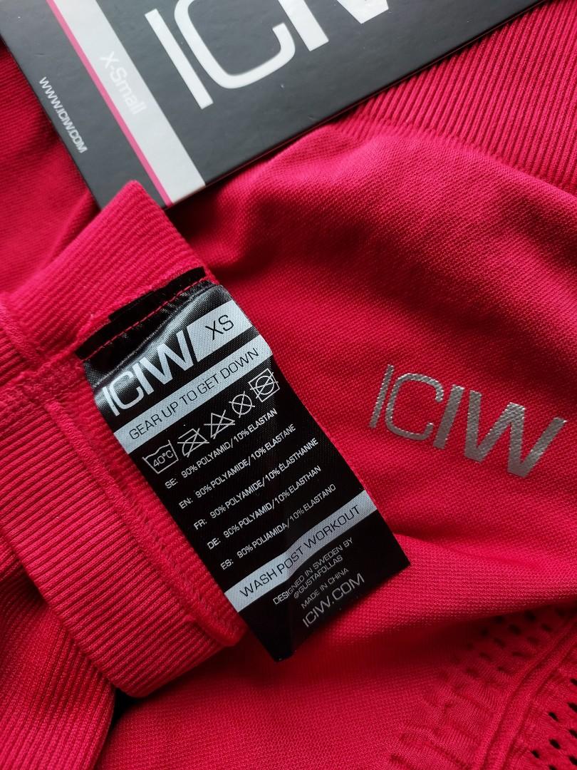 ICIW Dynamic Seamless 7/8 Tights/Leggings 100% Authentic - Deep Red,  Women's Fashion, Activewear on Carousell