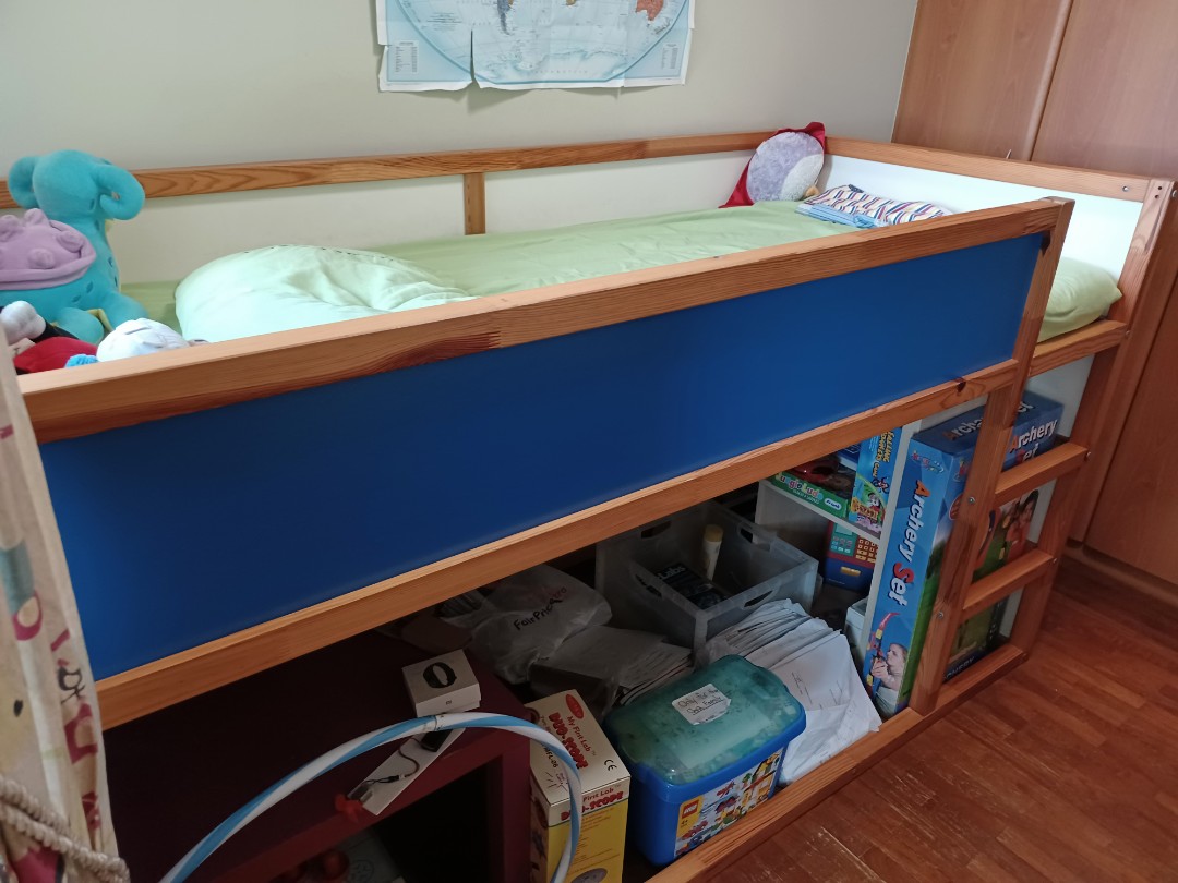 IKEA KURA reversible bed, Babies & Kids, Baby Nursery & Kids Furniture