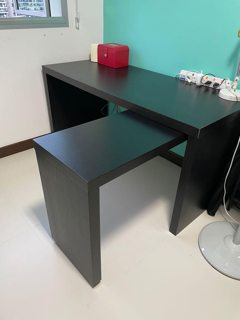 IKEA L shape table, Furniture & Home Living, Furniture, Tables & Sets