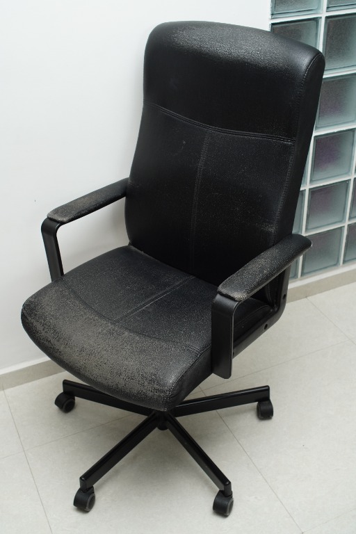 IKEA Office Chair MILLBERGET Swivel chair, Bomstad black, Furniture