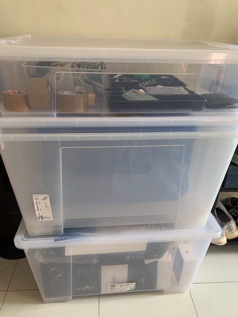 IKEA Samla 130L Storage Box, Furniture & Home Living, Home Improvement