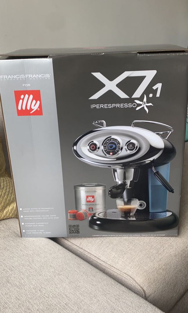 Illy Coffee Machine, X7.1 iperEspresso Machine, TV & Home Appliances