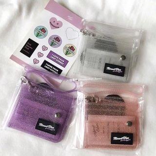 [INSTOCK/ WTS] UNOFFICIAL ALMOSTBLUE CLEAR TWINKLE GLITTER JELLY WALLET