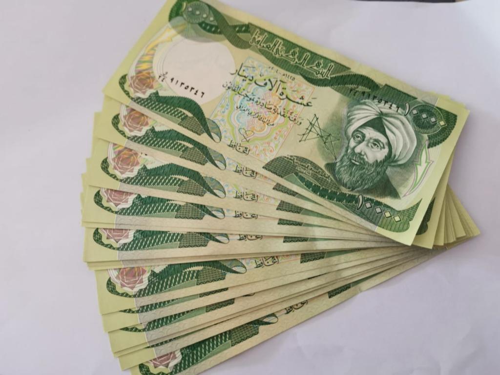Uncirculated Cond Authentic Active Iraqi Money 100,000 Dinar in 10K Notes 