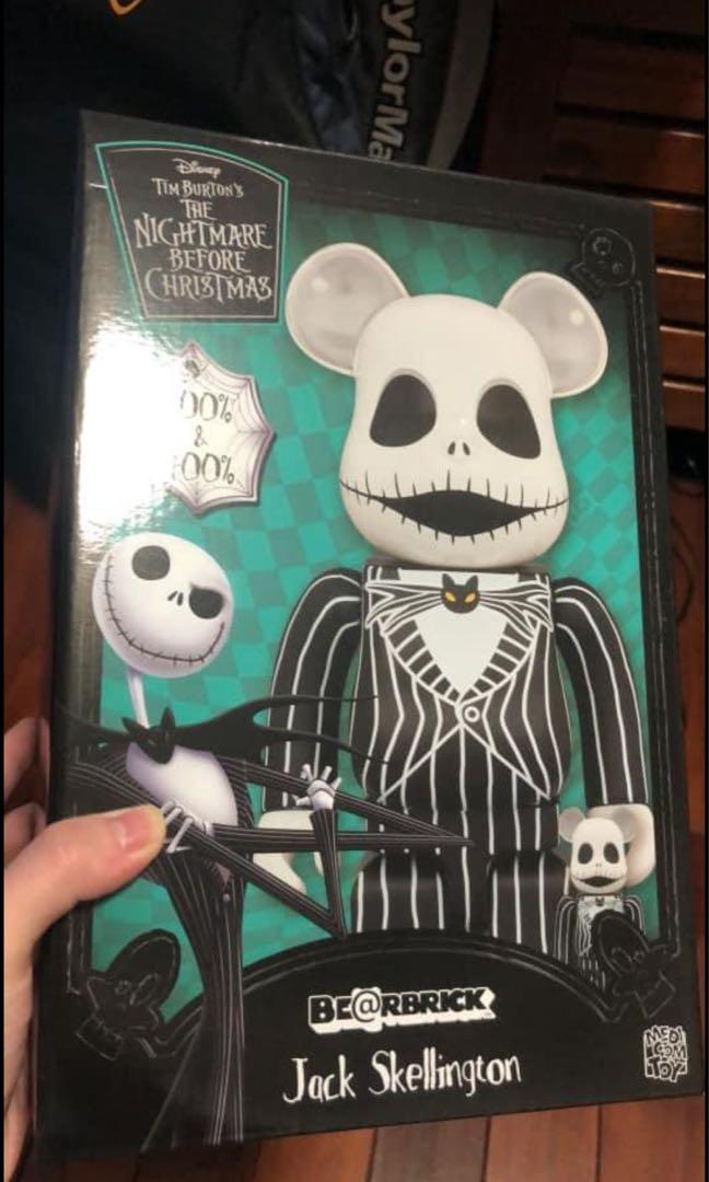 Jack skellington bearbrick, 興趣及遊戲, 玩具& 遊戲類- Carousell