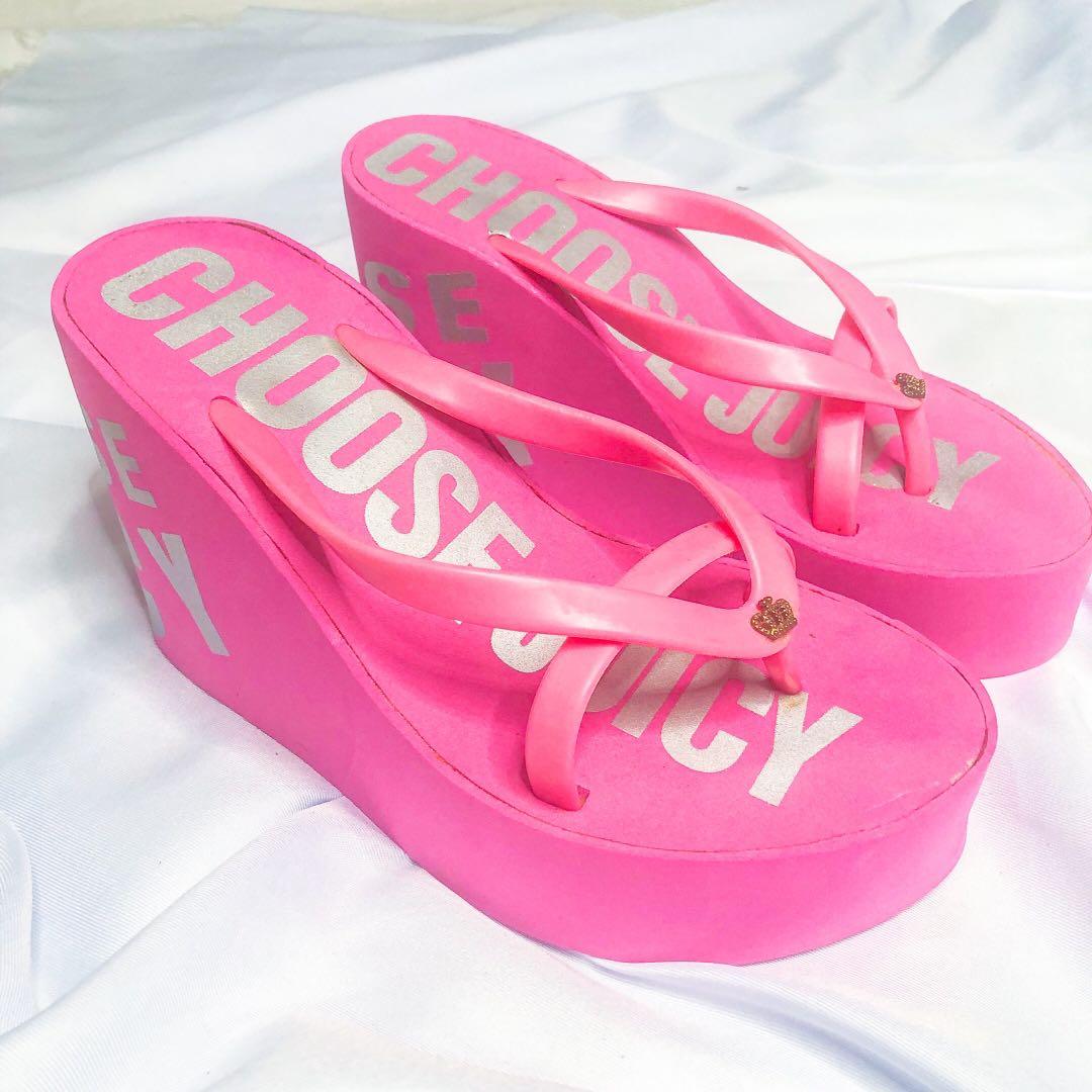 juicy couture platform sandals