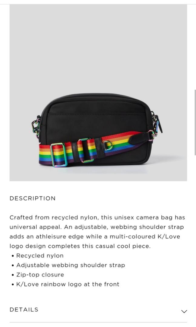 Karl Lagerfeld Rainbow Camera Nylon Bag, Luxury, Bags & Wallets on
