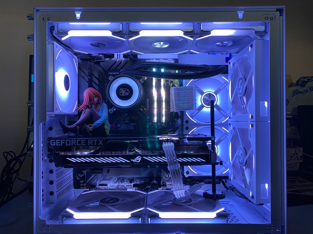 Lian Li Air Mini White Rtx3060 Build Computers Tech Desktops On Carousell