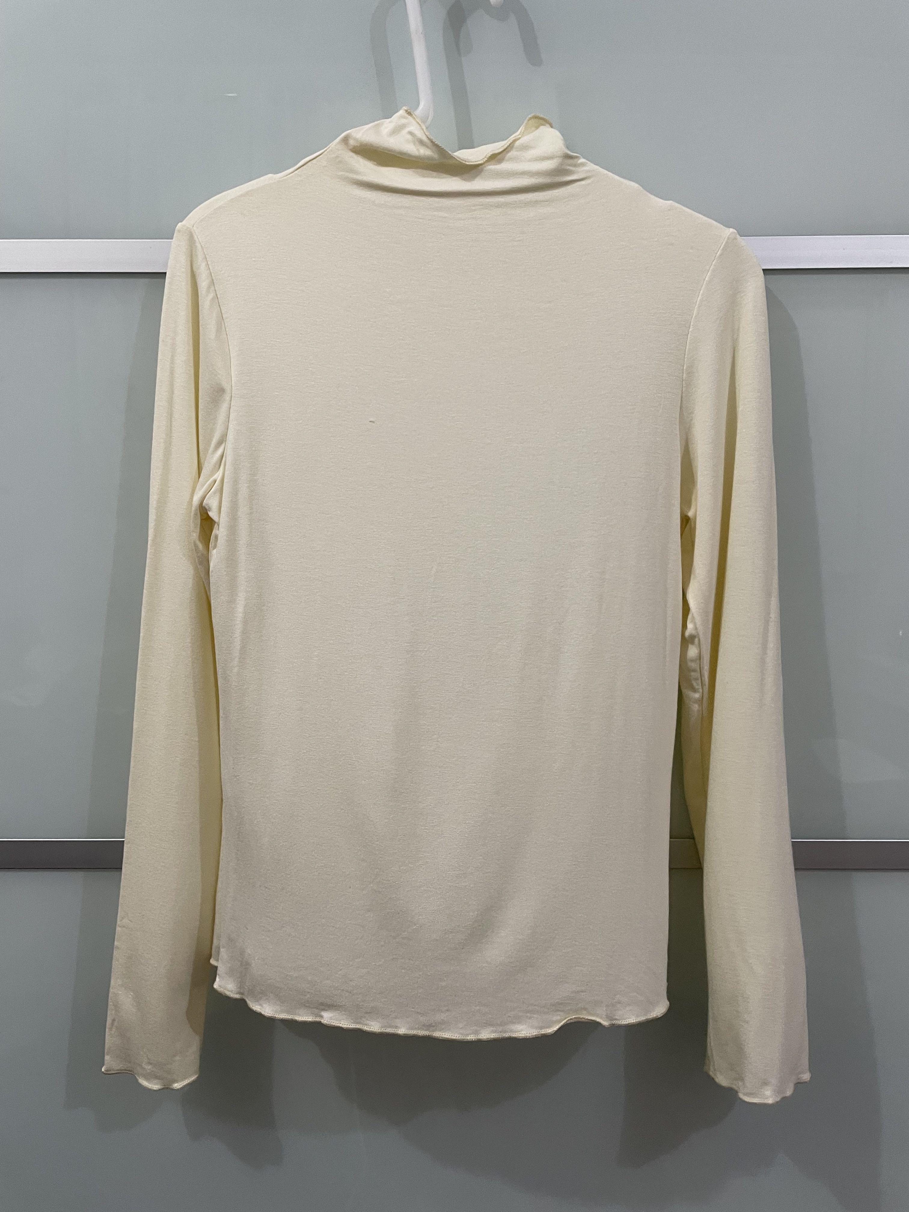 light yellow turtleneck