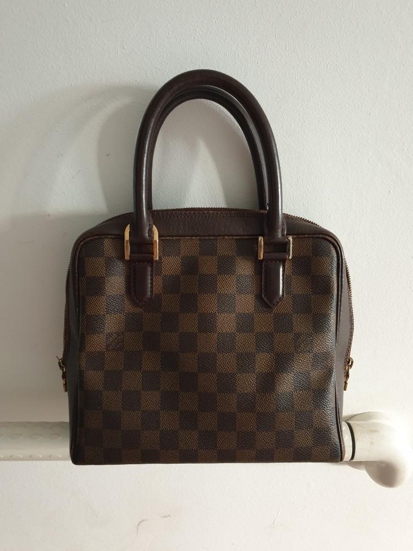 Louis Vuitton BRERA LV Damier Ebene Square Handbag, Luxury, Bags