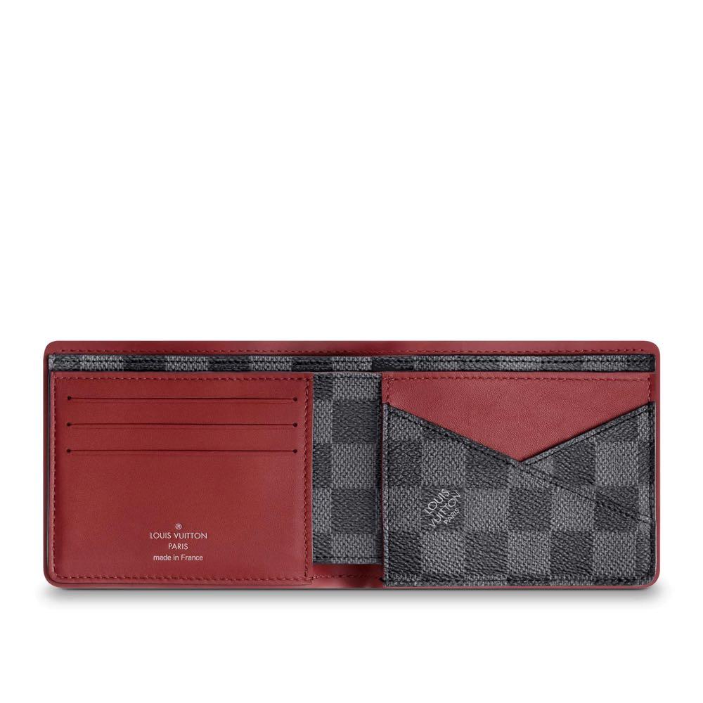 Buy Louis Vuitton Damier Graphite Canvas Multiple Wallet N63260 Online at  desertcartINDIA