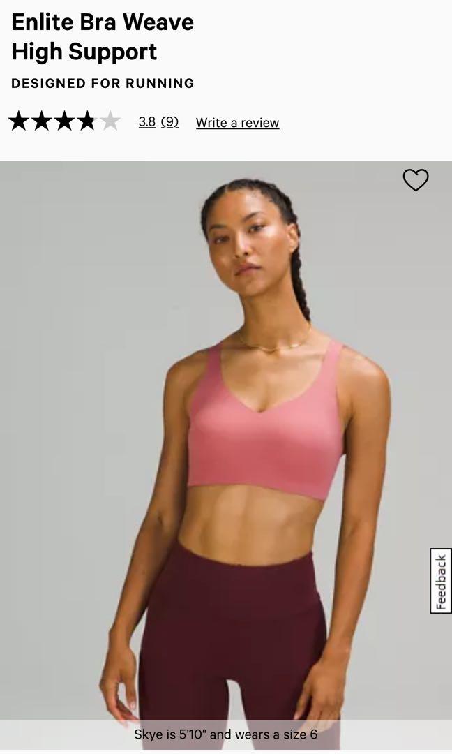 Lululemon Enlite Bra Weave new with tag 34C, Women's Fashion, Activewear on  Carousell