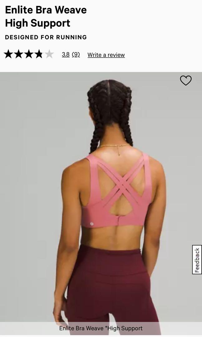 Lululemon Enlite Bra Weave new with tag 34C, Women's Fashion, Activewear on  Carousell
