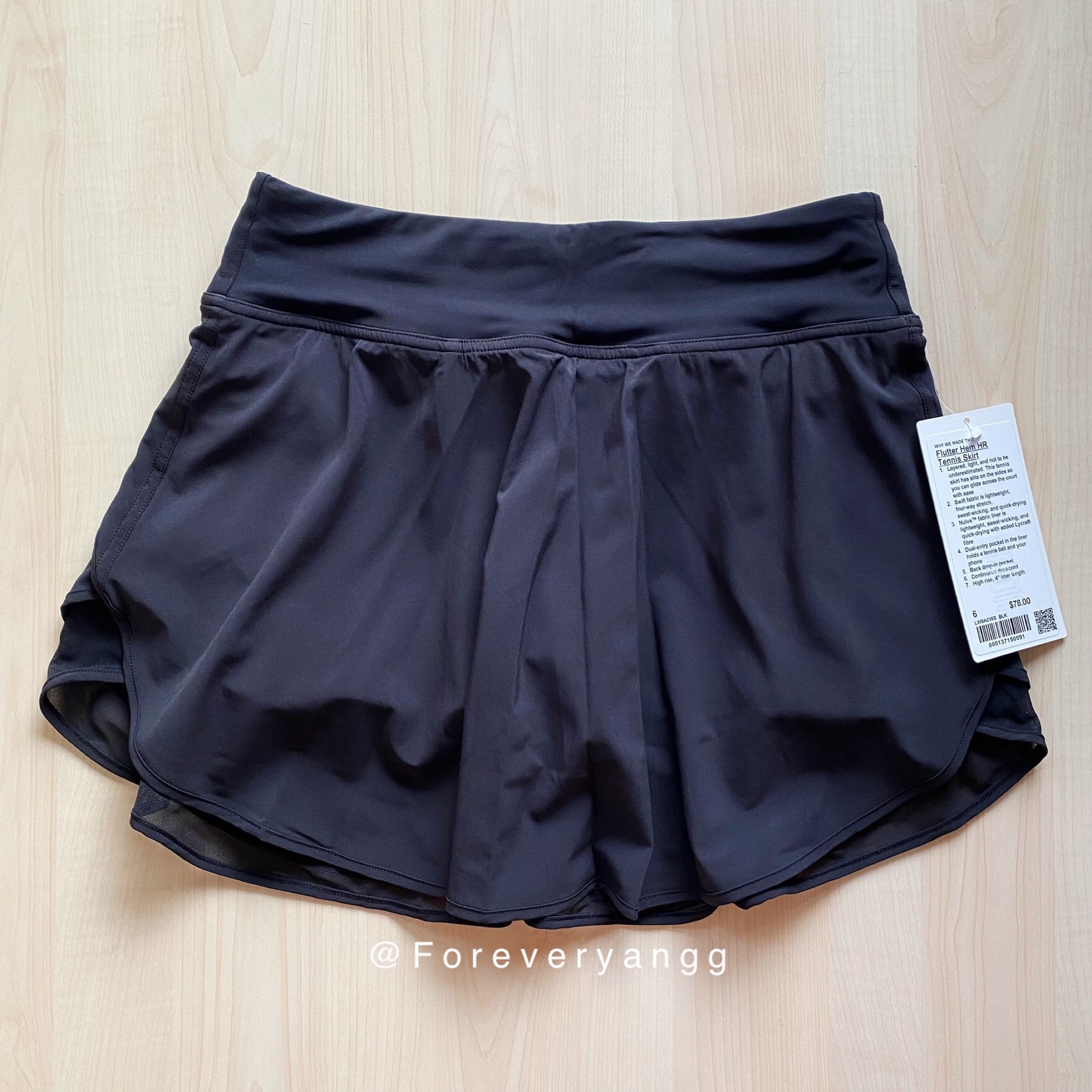 Lululemon NWT Flutter Hem HR Tennis Skirt, Women's Fashion, Activewear on Carousell