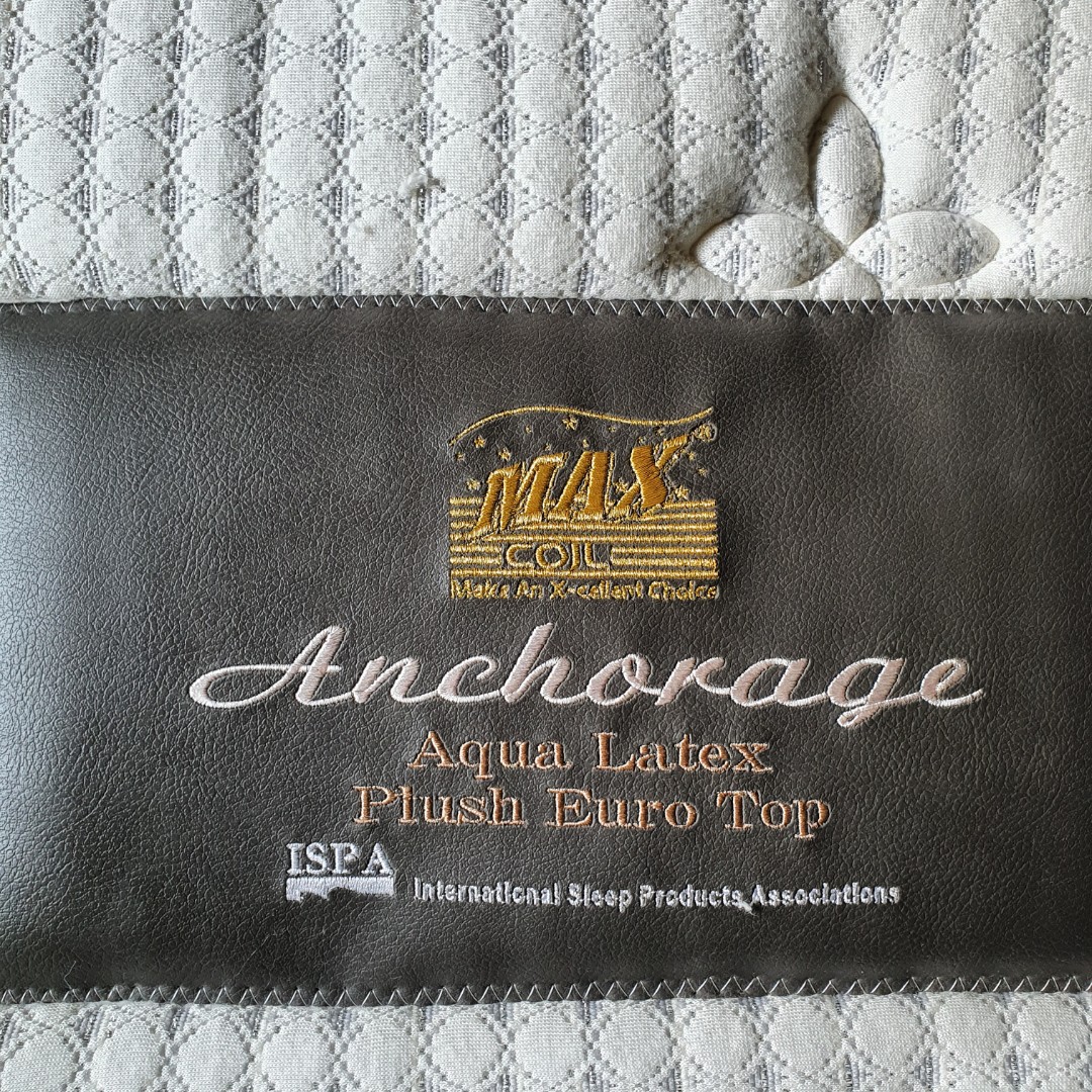 Maxcoil Anchorage w silvercare super single bed and storage bedframe