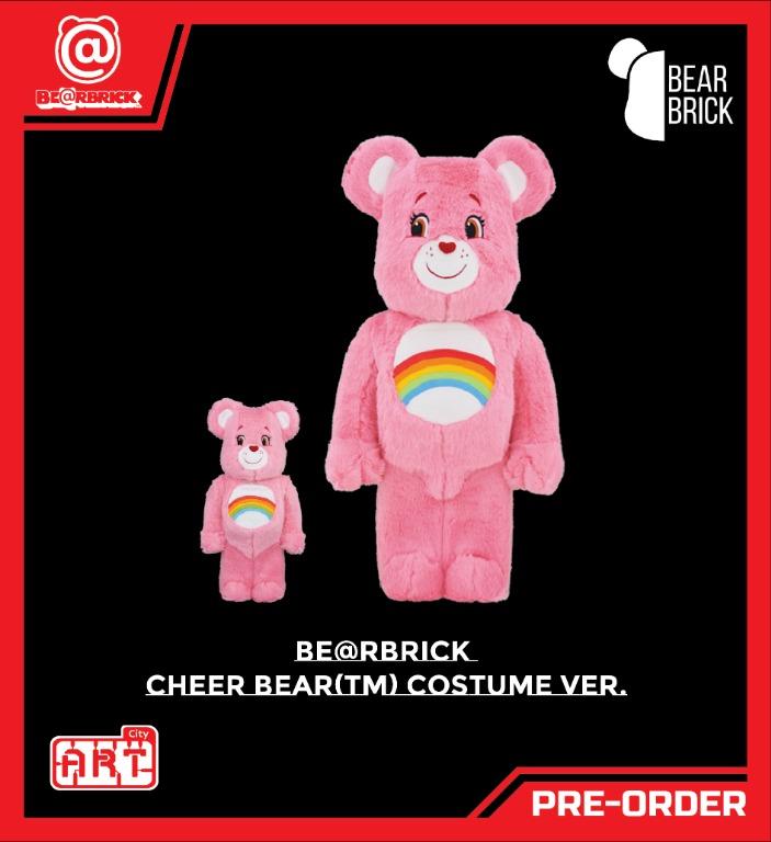 Medicom - Bearbrick - Cheer Bear - 400% / 1000%, Hobbies & Toys