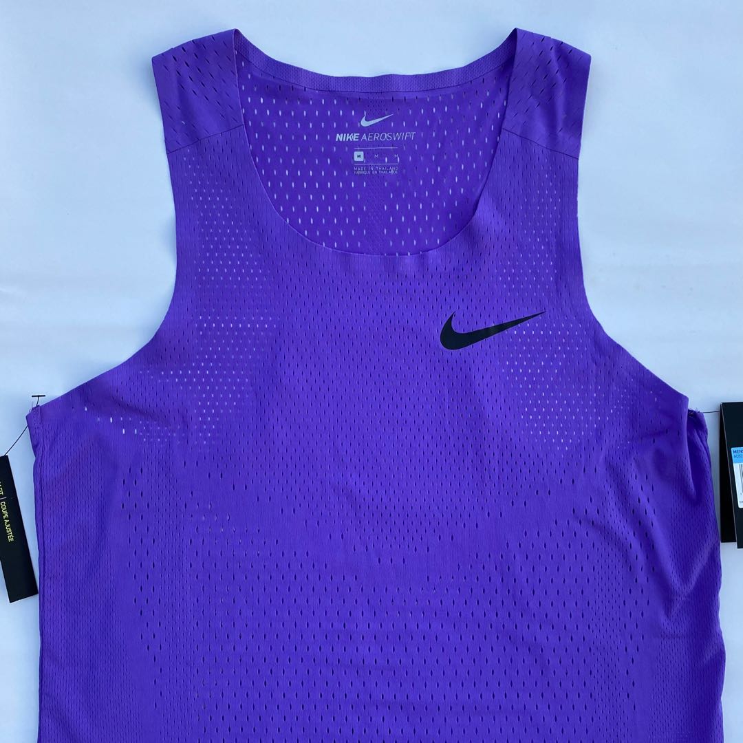 Medium Nike AeroSwift Purple Racing Singlet