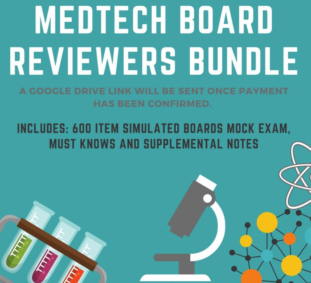 MEDTECH BOARDS REVIEW BUNDLE, Hobbies & Toys, Books & Magazines, Textbooks on Carousell