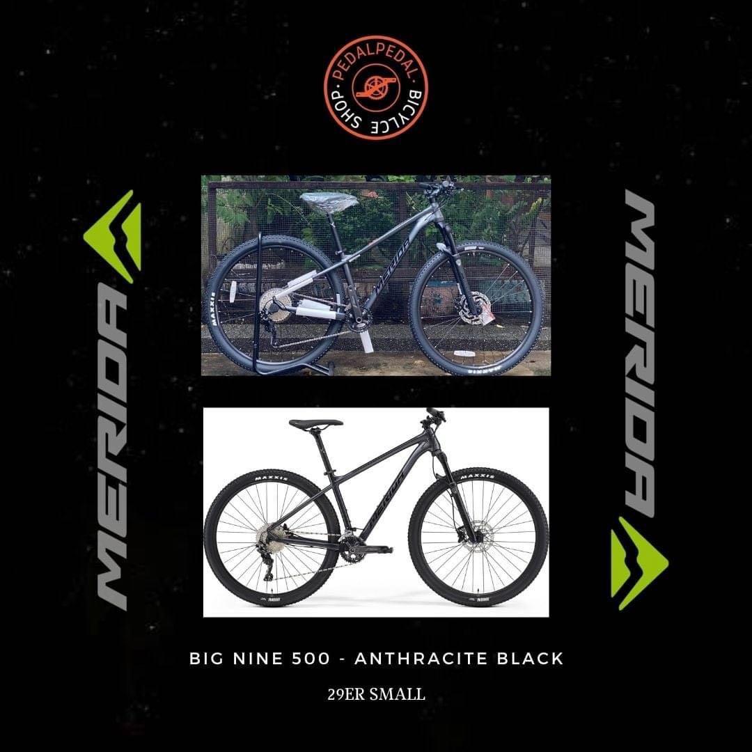 MERIDA BIG NINE 500 ANTHRACITE BLACK Small Sports Equipment