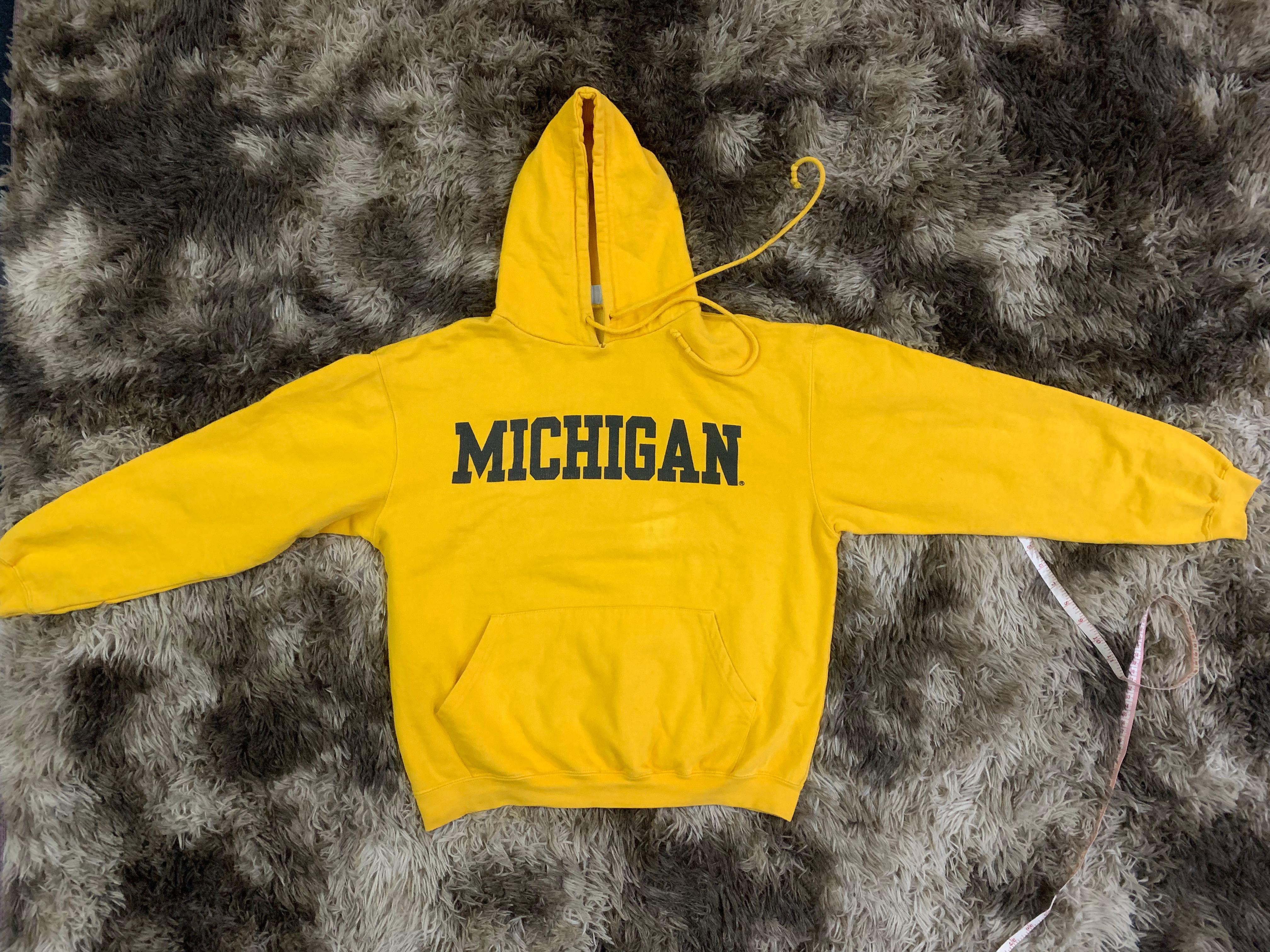 Yellow on sale michigan sweatshirt