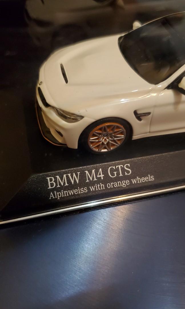 MINICHAMPS 1/43 BMW M4 GTS 2016 1:43, 興趣及遊戲, 玩具& 遊戲類