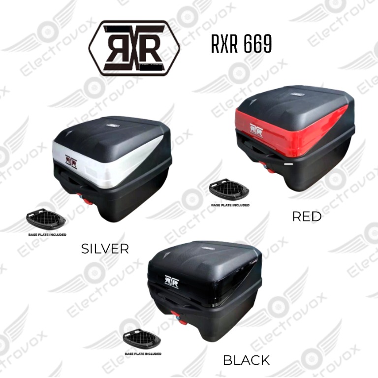 Motorcycle Compartment Box RXR 669 Rear Luggage Container Top Tail ...