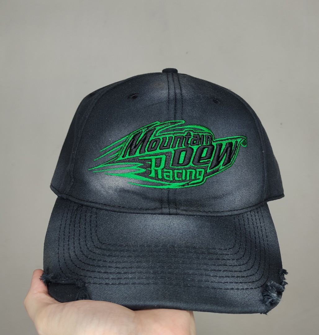 Mountain Dew Racing hat, Men's Fashion 