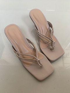New Cloxvox Darcy Heels size 38 Sandal Taupe