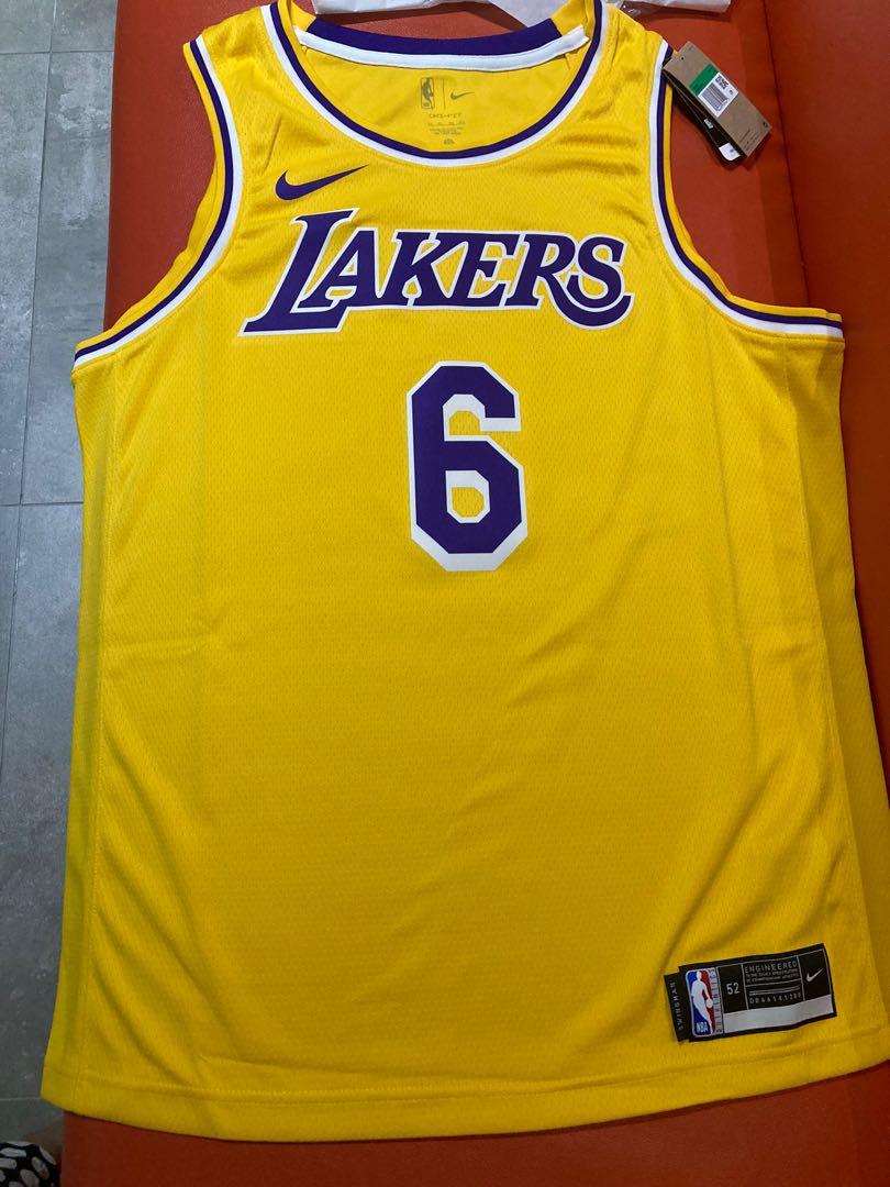 NIKE LeBron James Lakers Icon Edition 2020 NBA Swingman Jersey