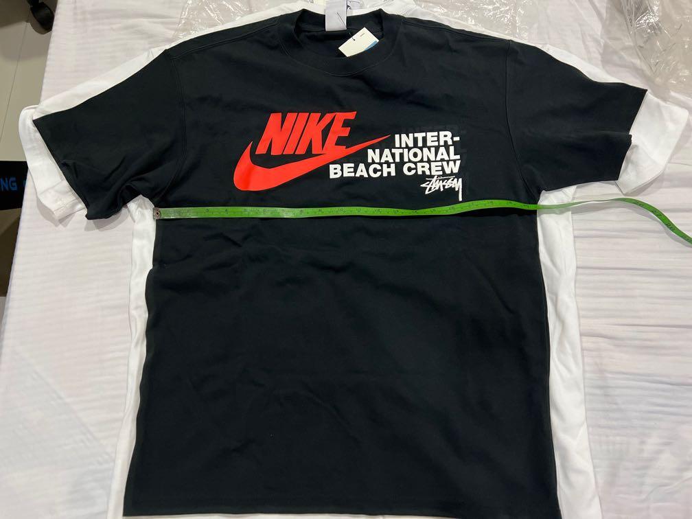 Nike x Stussy International Beach Crew T-Shirt Black medium size 