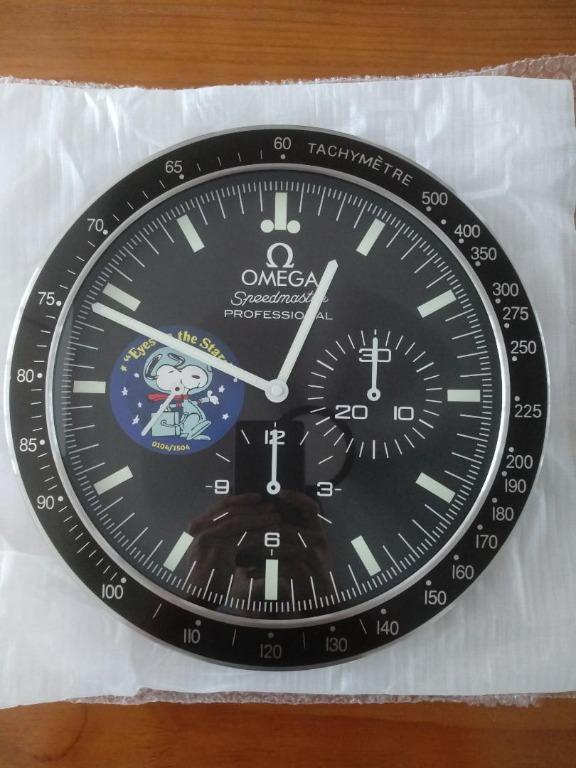 Omega snoopy wall 2025 clock