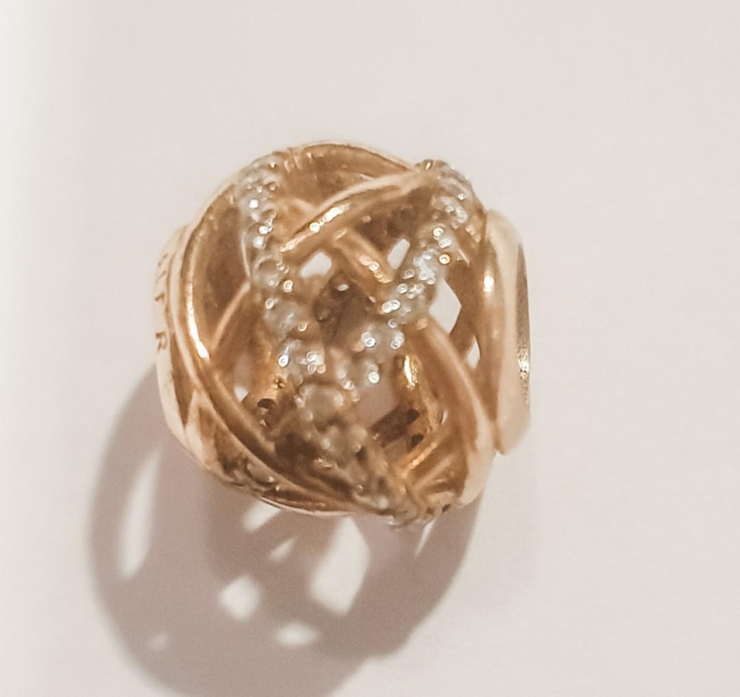 Polish Galaxy Rose Gold Charm 