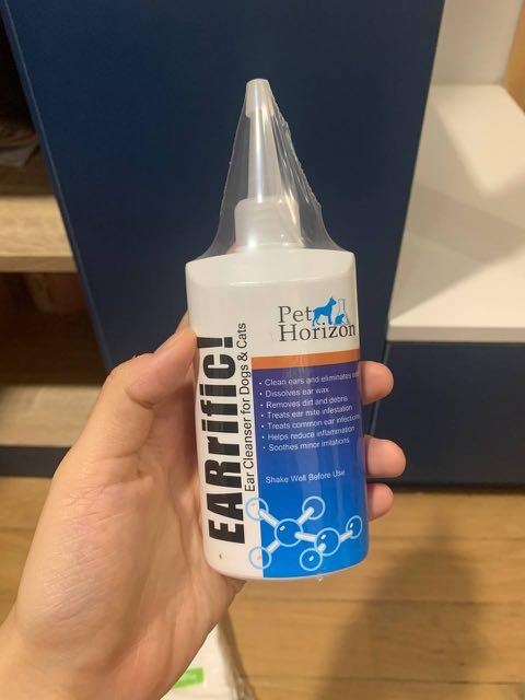 Pet Horizon Earrific Ear Cleanser for Cats Dogs Pet Supplies Homes Other Pet Accessories on Carousell