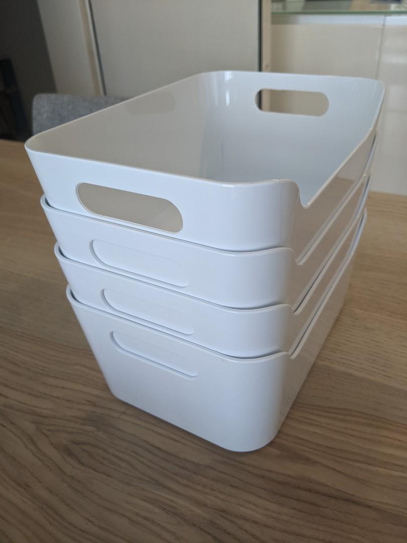 Plastic Storage Bins (8) Ikea Variera, Furniture & Home Living, Home