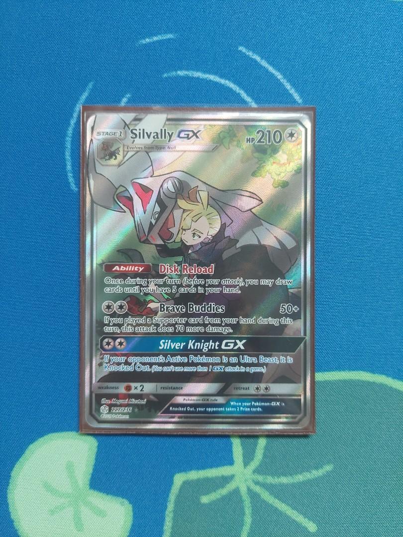 Pokemon TCG Silvally GX Full Art Ultra Rare Card Cosmic Eclipse