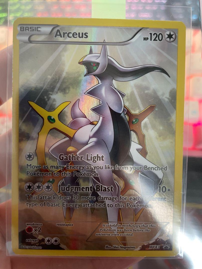  Pokemon - Arceus (XY83) - XY Black Star Promos - Holo : Toys &  Games