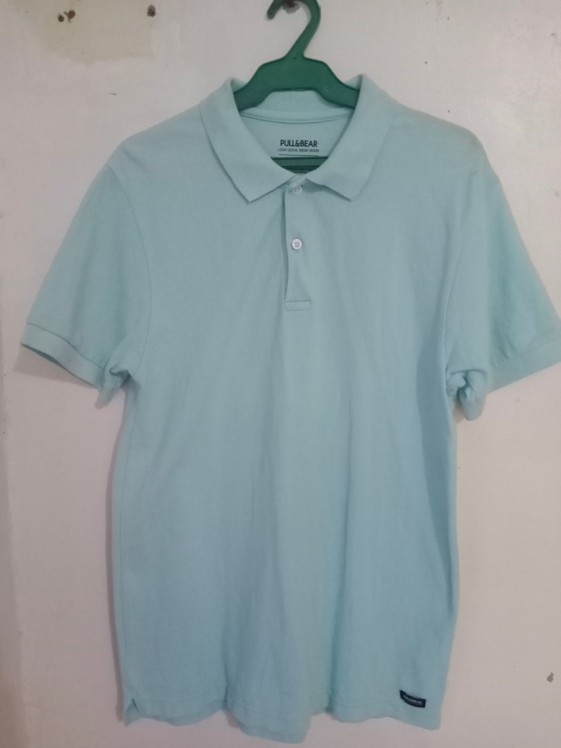 Pull Bear Polo Shirt Men S Fashion Tops Sets Tshirts Polo Shirts On Carousell