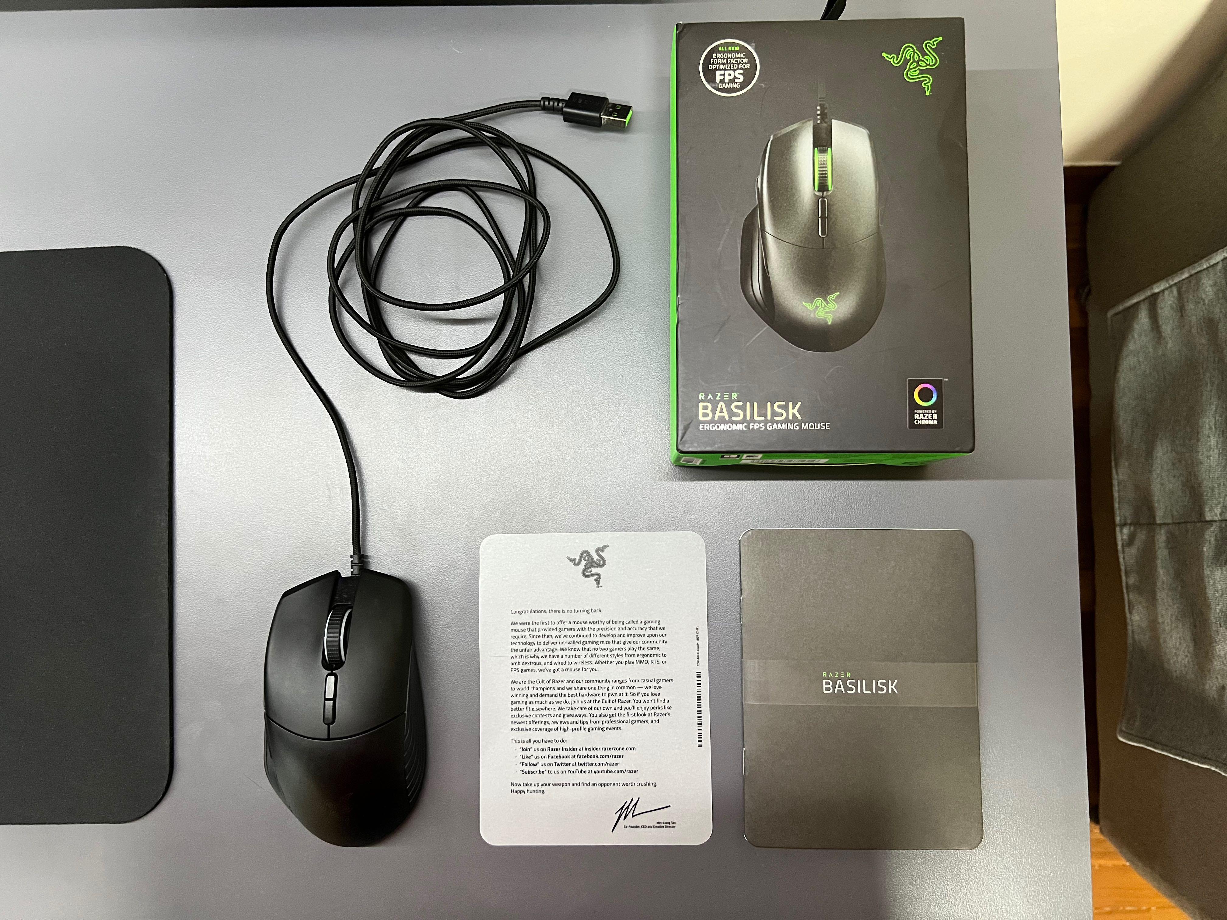 Razer Basilisk V1 1st Gen Ergonomic Wired RGB Gaming Mouse with ...