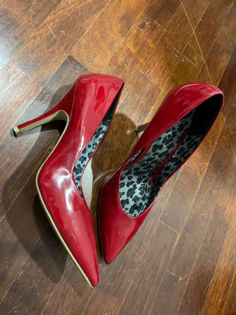 aldo red stilettos