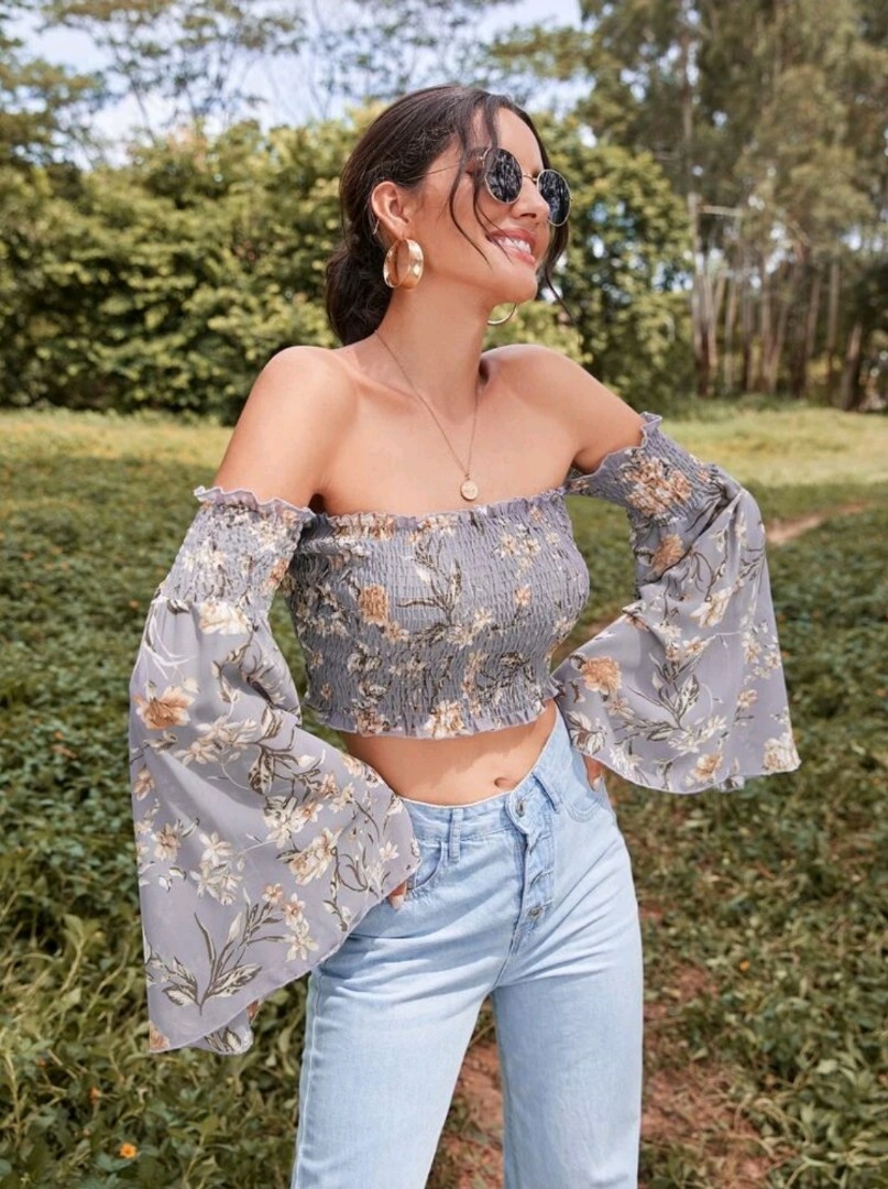 Shein discount bardot top