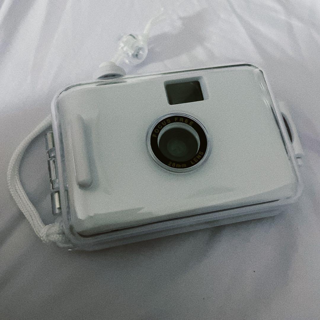 Shutter Up Film 35mm Film Camera in White, Photography, Cameras on