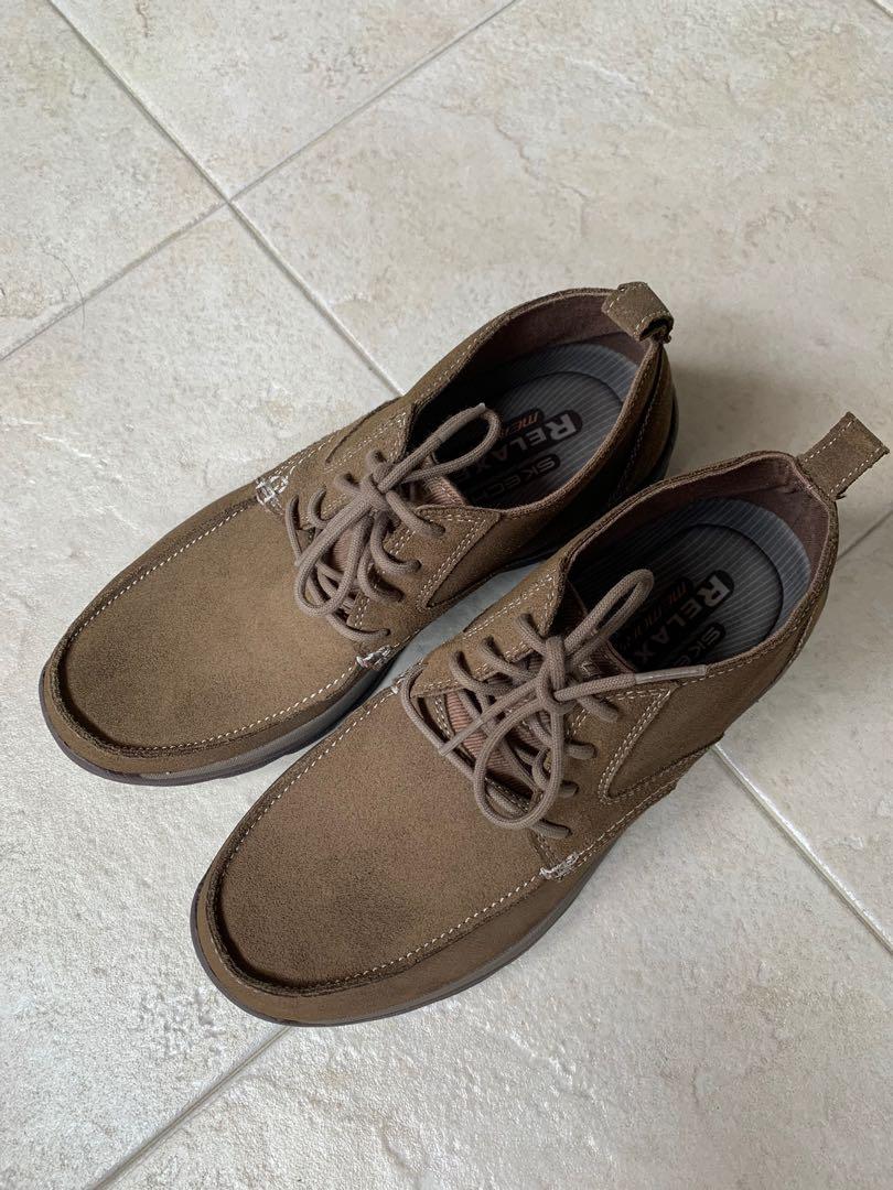 Skechers suede shoes sale