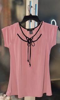 Liz McCoy Original Soft Pink Simple Blouse