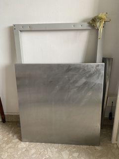 Stainless steel kitchen island (IKEA) UDDEN series