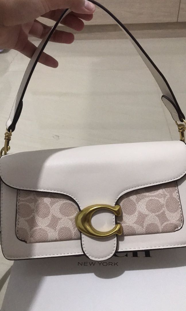 Tas Coach Tabby Signature Cream Free Dusbag