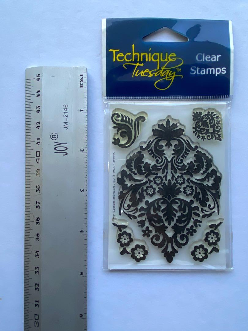 Technique Tuesday - Damask (Category: Craft Supplies & Tools) located in Paranaque City. Submitted by cvcrossing (Listing ID 1115671731, Image 3). Description: Old stock, unused Packaging has turned yellow How to use clear stamps: https://youtu.be/65HkIrwUdOQ RFS: destashing.