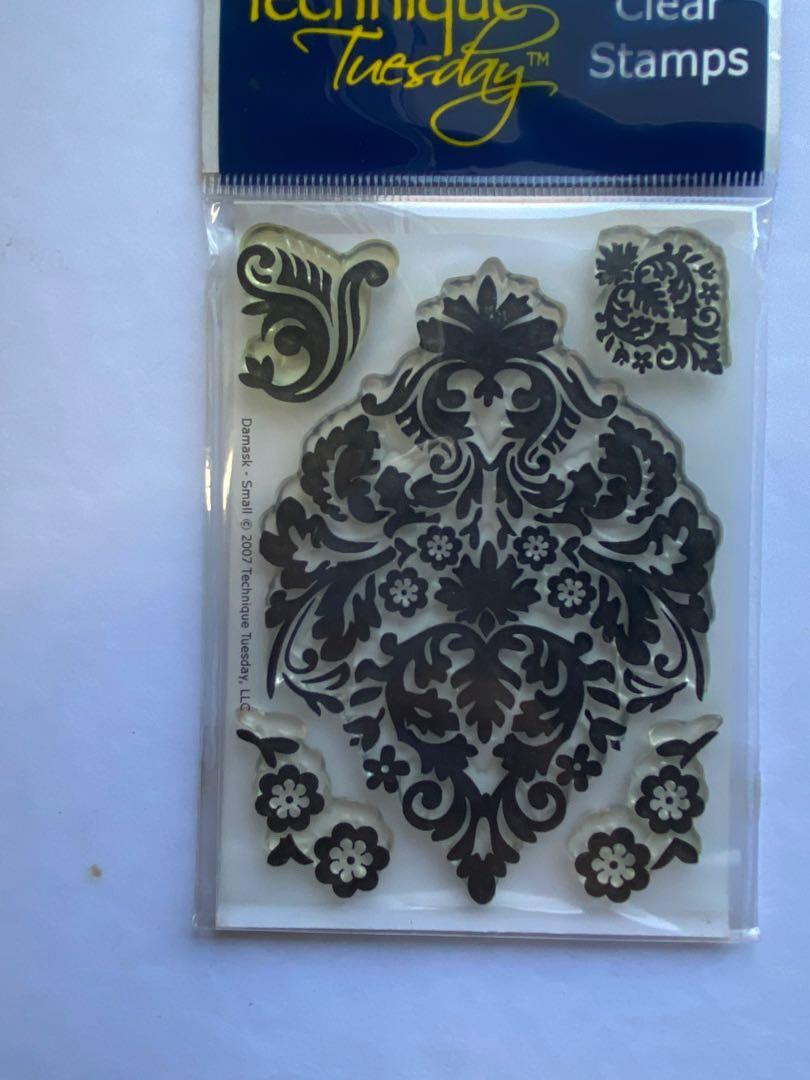 Technique Tuesday - Damask (Category: Craft Supplies & Tools) located in Paranaque City. Submitted by cvcrossing (Listing ID 1115671731, Image 2). Description: Old stock, unused Packaging has turned yellow How to use clear stamps: https://youtu.be/65HkIrwUdOQ RFS: destashing.