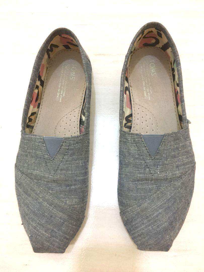 Toms classic blue chambray woman 9