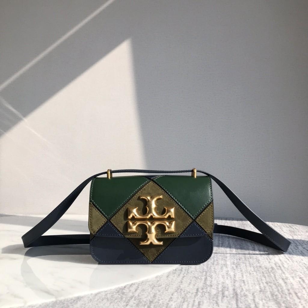 Tory Burch Splicing Small Gold Brick 84089 Eleanor Small Shoulder Bag,  Women's Fashion, Bags & Wallets, Purses & Pouches on Carousell