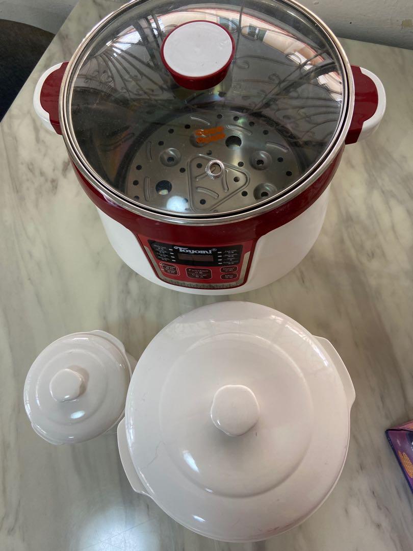Toyomi 3.2L double boiler cooker, TV & Home Appliances, Kitchen